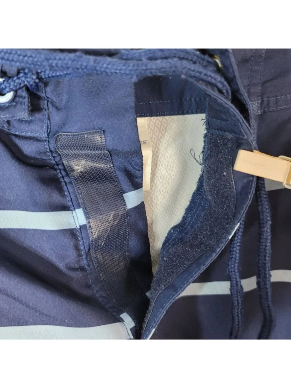 Vineyard Vines Mens Board Shorts Swim Trunk Blue SZ 38 XL Windward Stripe